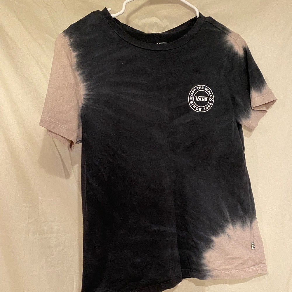 Pink and black vans tee shirt
